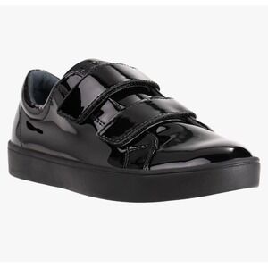 Revitalign Malibu Bella Patent Women 7B Black Hook and Loop Orthotic Shoes
